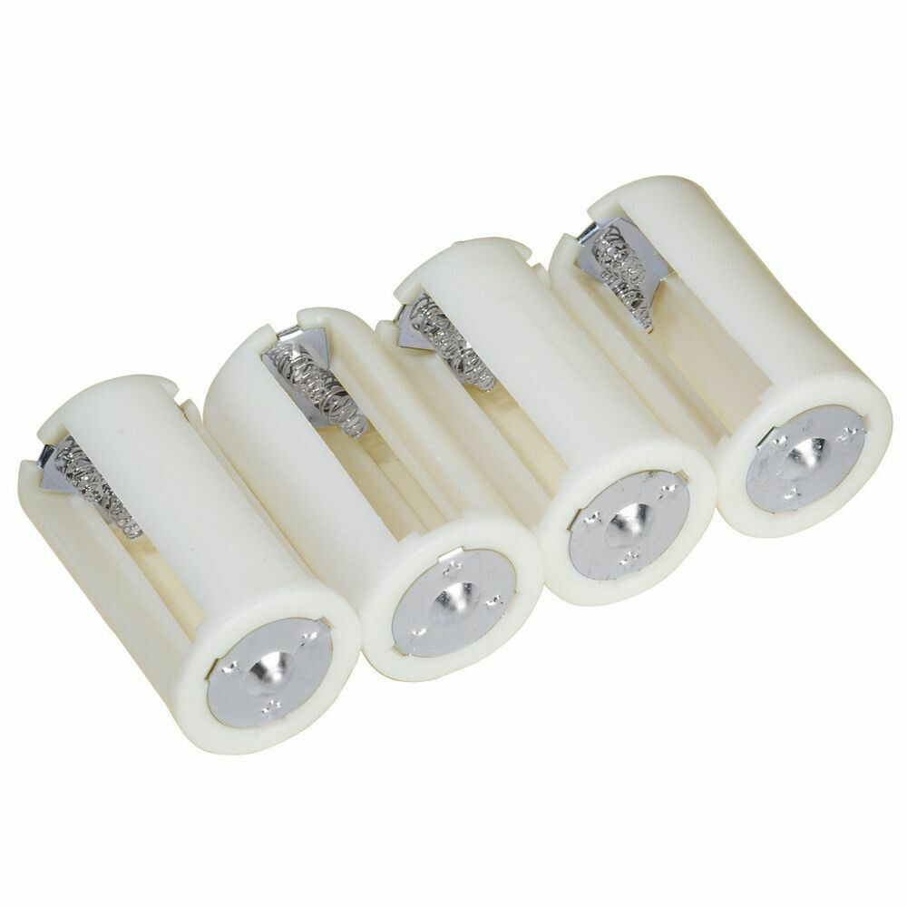 3 AA To D Battery Converter Plastical Parallel Battery Holder Adapter Box Case