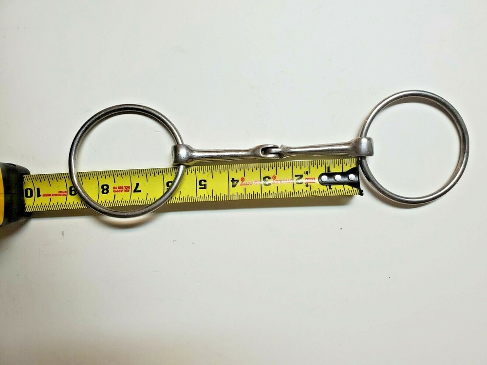 5" Loose Ring Snaffle Bit Stainless-Used