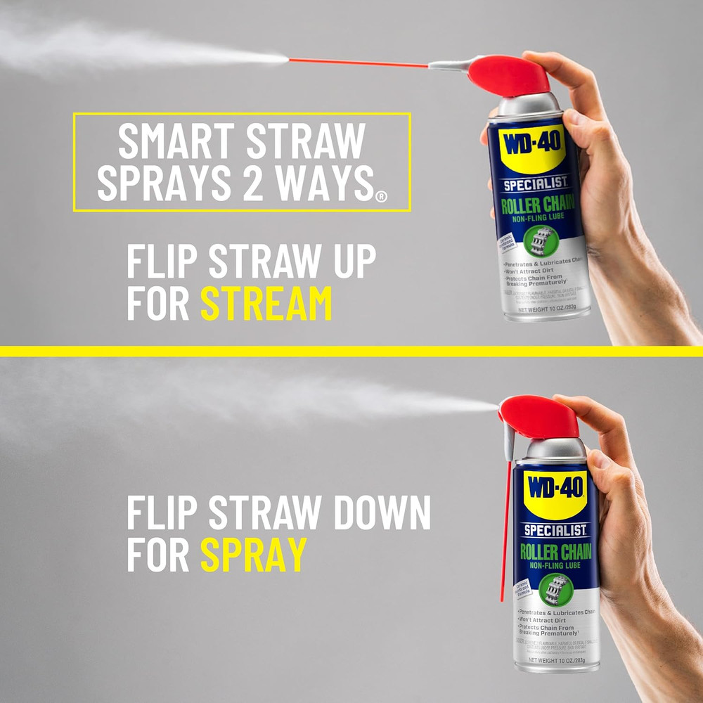 Roller Chain Non-Fling Lubricant, 10 OZ [6-Pack]