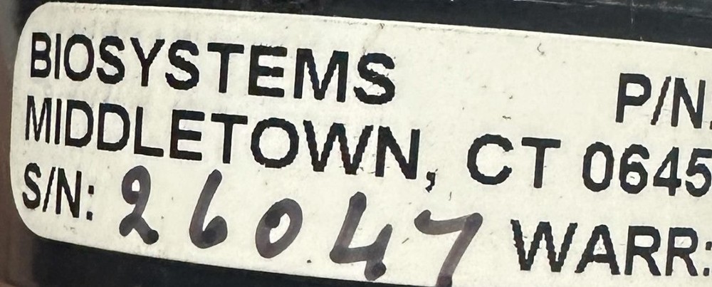 Biosystems 5102V Audible Alarm