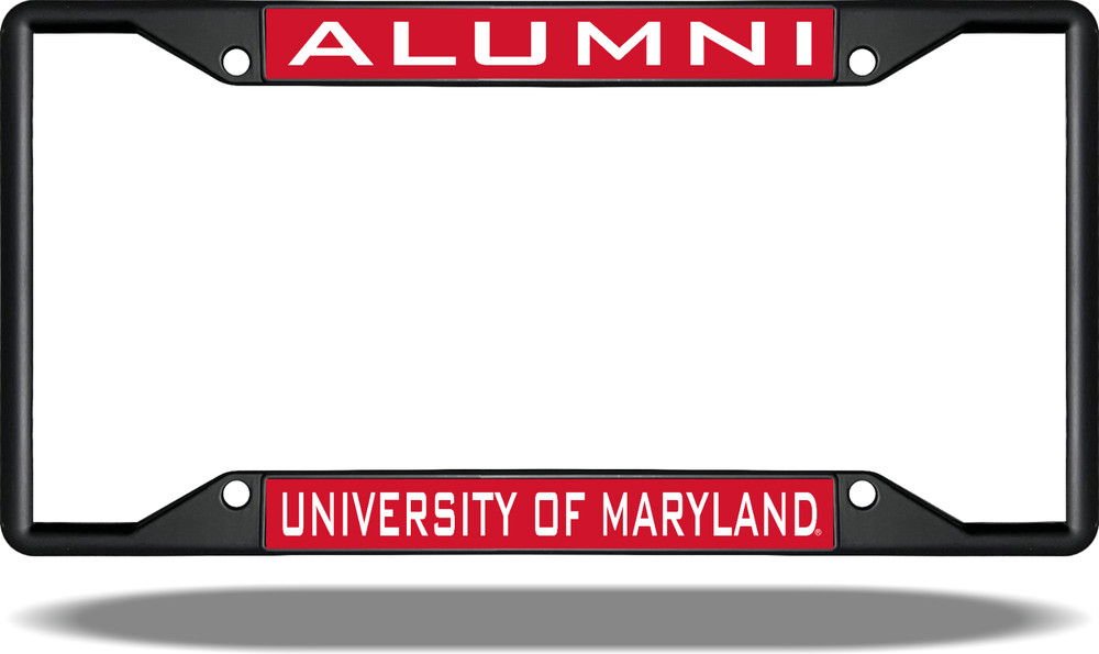 Maryland ALUMNI Black License Plate Frame
