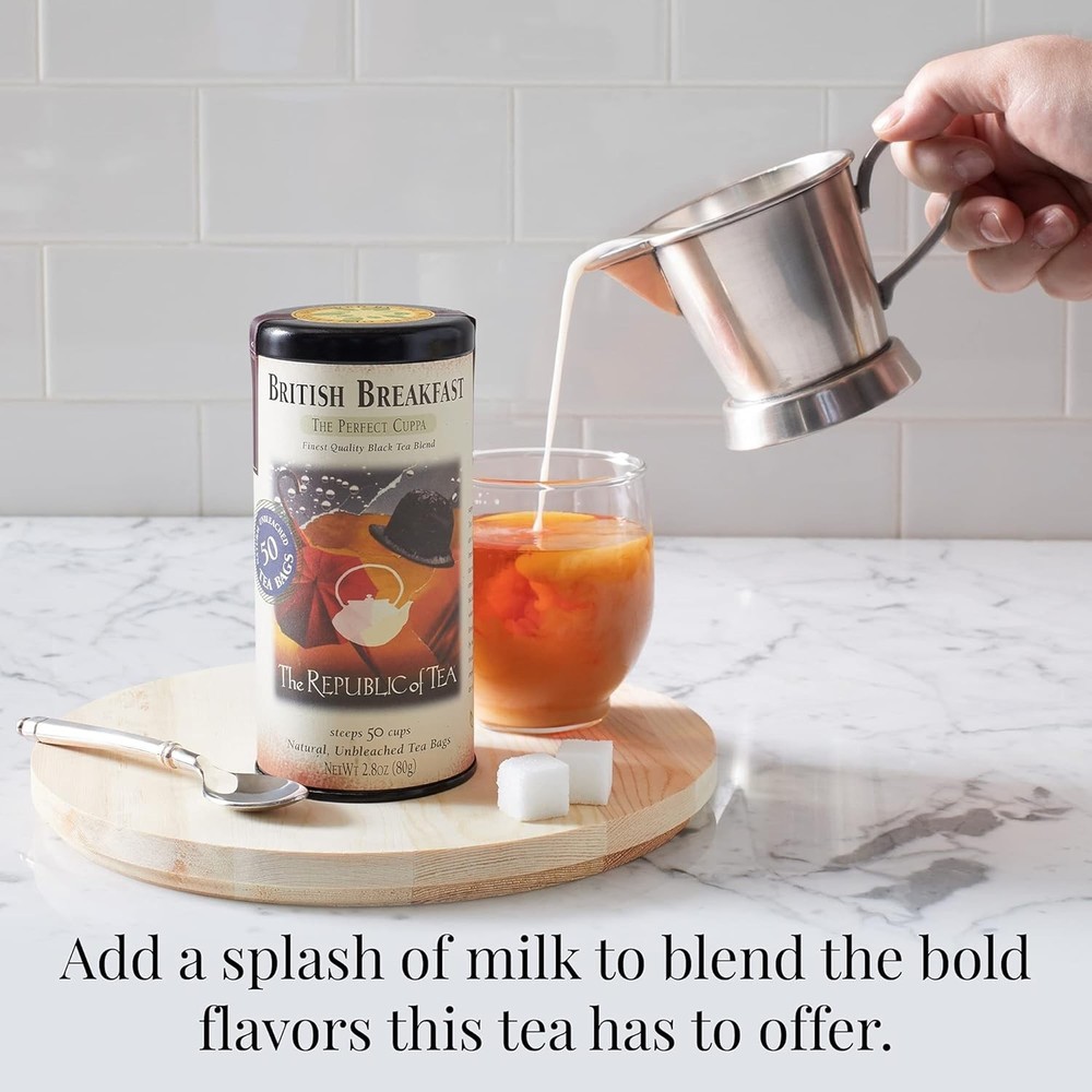 250 Count British Breakfast Tea Refill | Robust Black Tea, Sugar Free