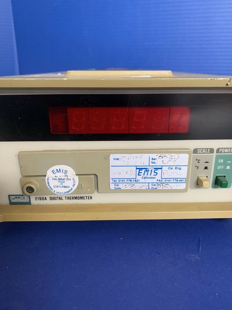 Fluke 2190A Digital Thermometer, Used