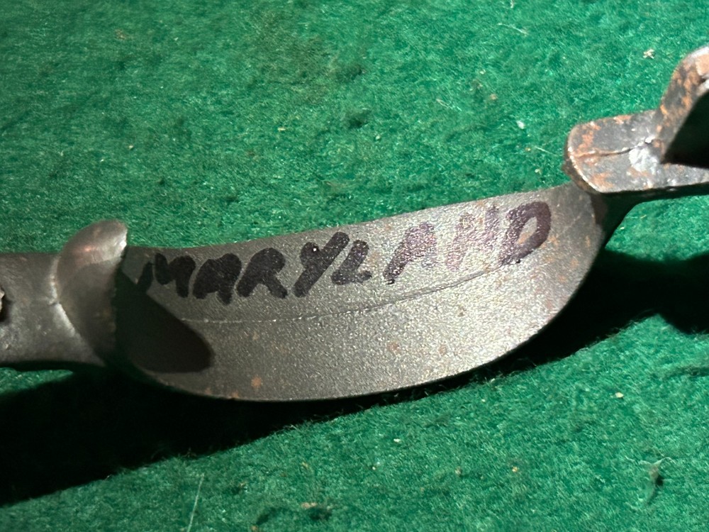 8 1/8" steel muzzle loader rifle trigger guard NOS #11