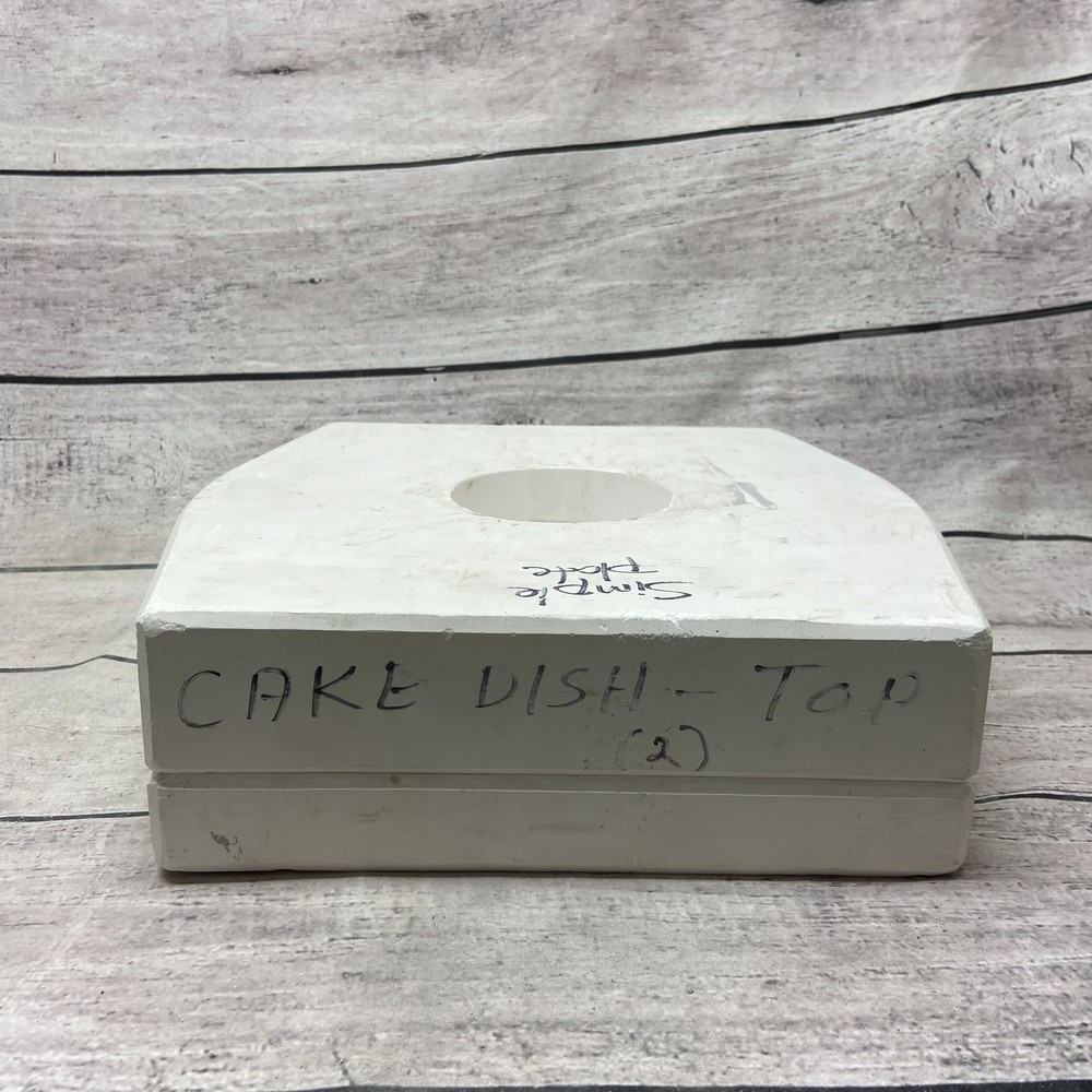 White Horse Mold Ceramic Casting Mold Simple Plate #1663