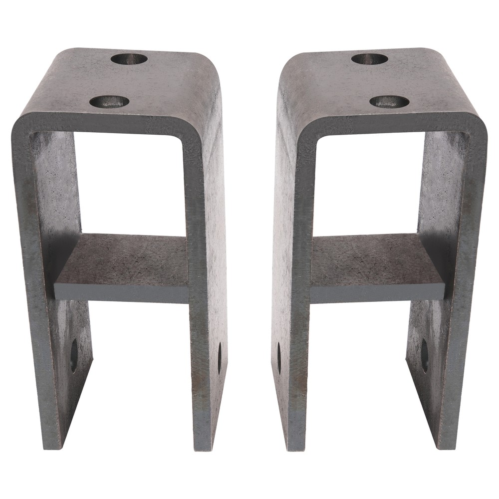 2" Slipper Spring Tandem Axle Hanger Kit w/ 2 Equalizer Bolts For Trailer