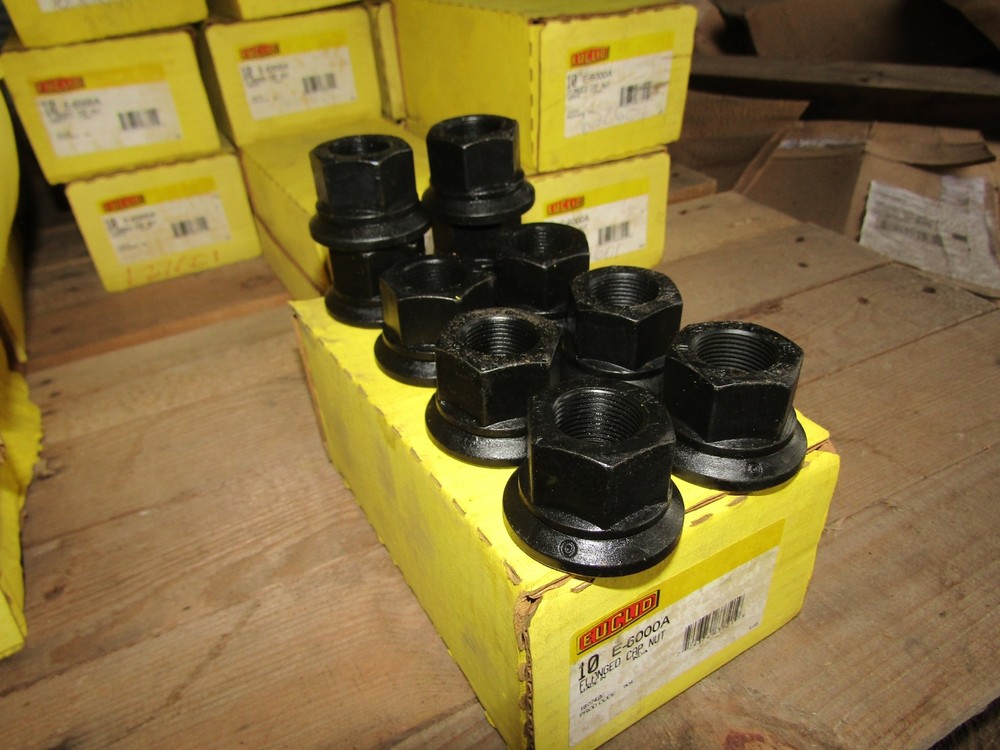 BOX OF 10 EUCLID E-6000A FLANGE WHEEL STUD NUTS
