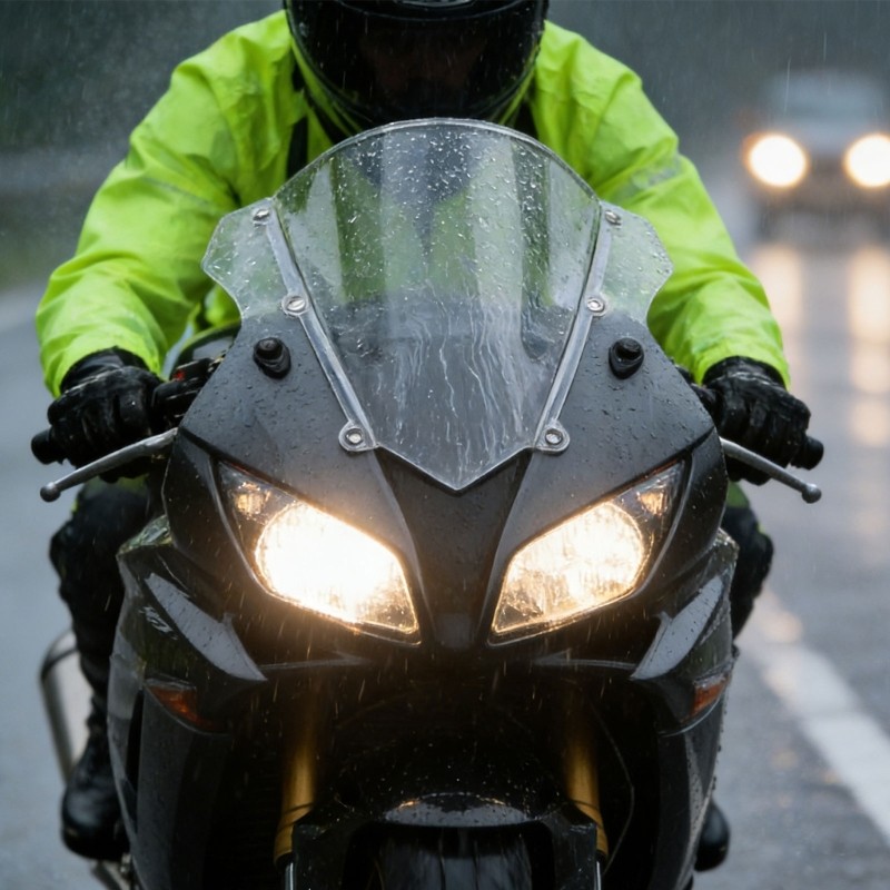 Tall Effect Resistant ABS Motorbike Windshield Ensuring Extended Reliability