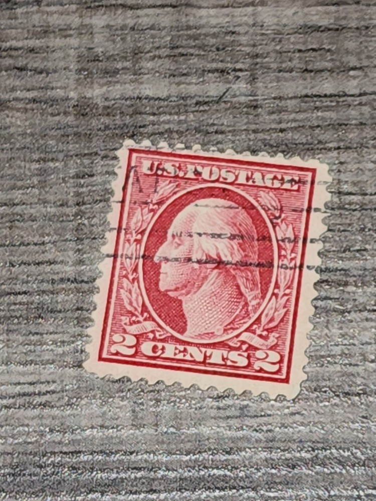 US Unchecked Red Washington 2c Stamp Used - #E419