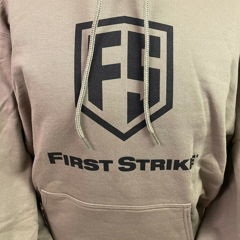 NEW First Strike Pull Over Hooded Sweatshirt - Coyote - Medium