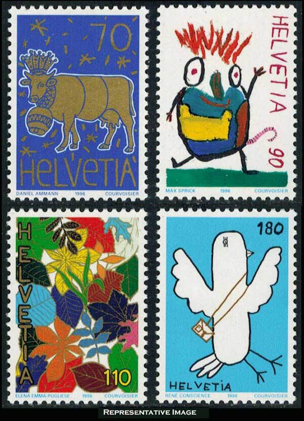 Switzerland Scott 982-985 Mint never hinged.