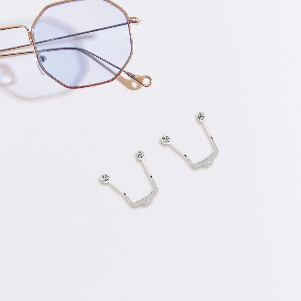 2 Pcs Nose Pad Bracket Comfortable Eyeglass Accessory Eyeglasses Support