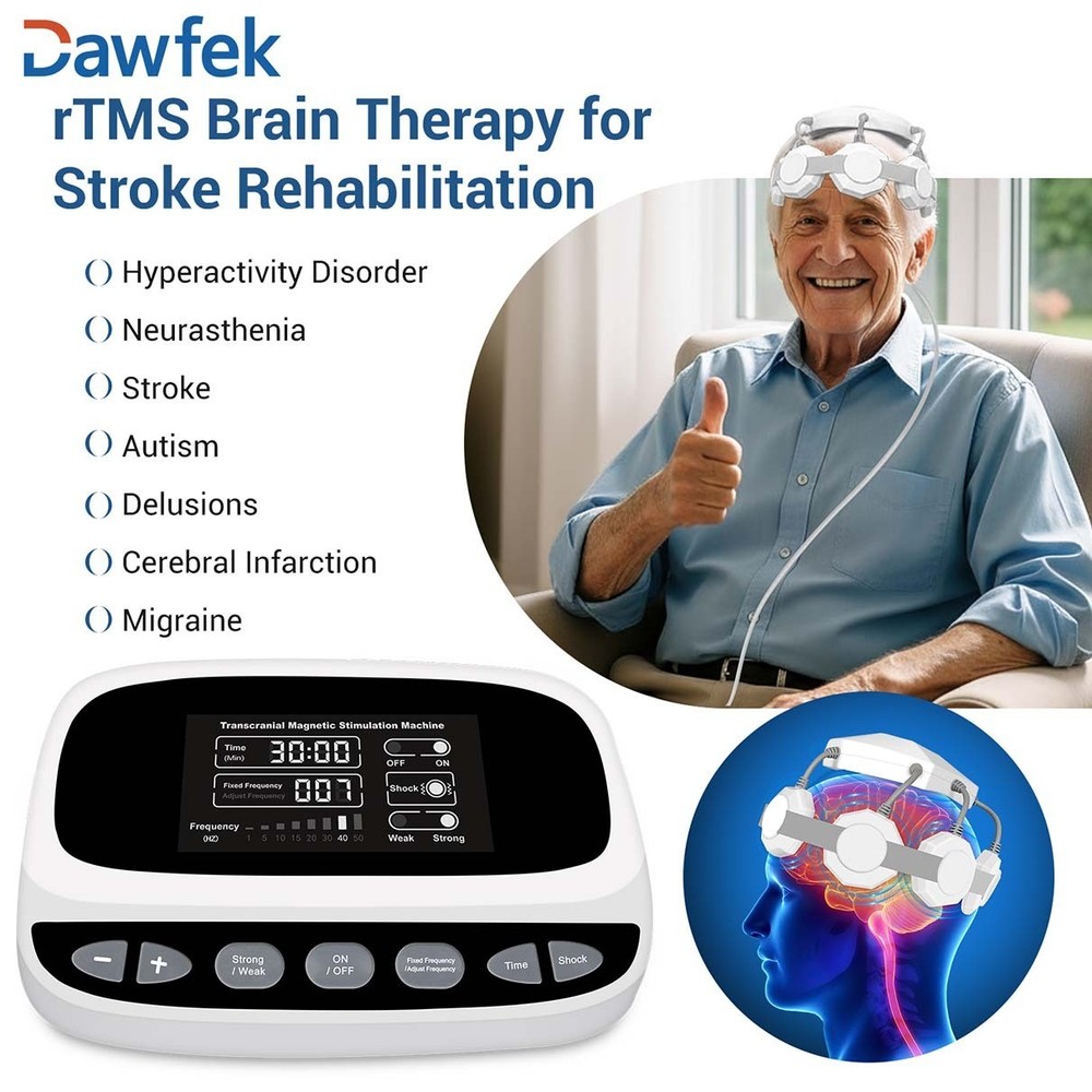 Home Use Magnetic Therapy Device, Low Frequency for Brain Relaxation