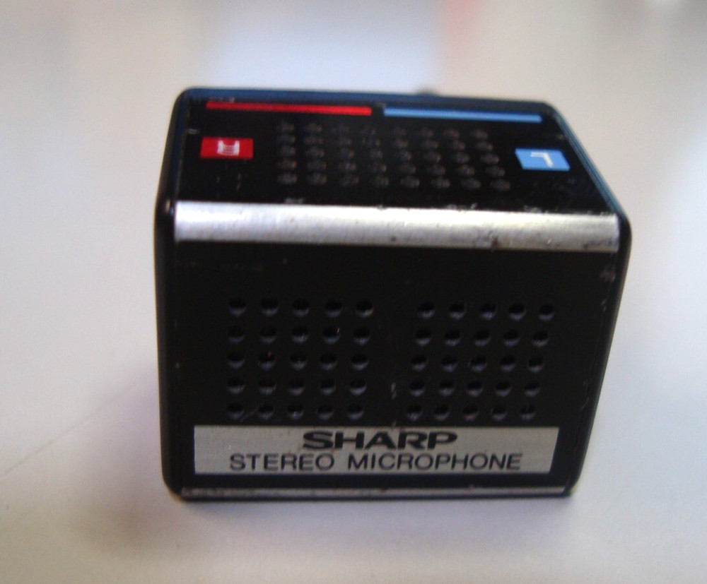 Sharp STEREO MICROPHONE 3.5mm FOR CASSETTE RECORDERs (1068C,C)