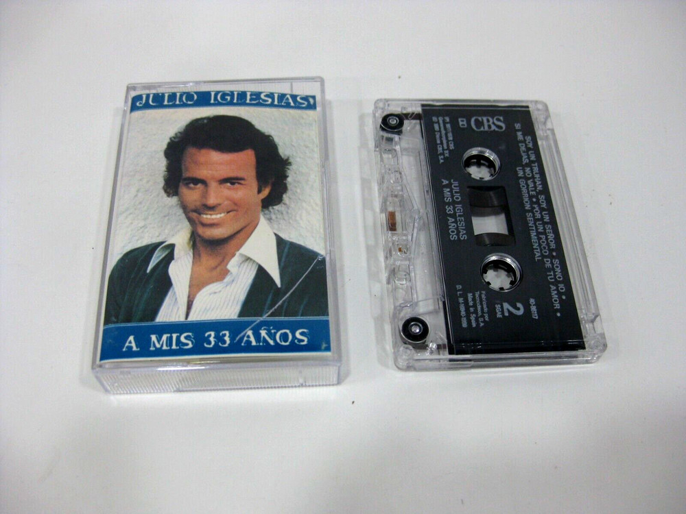 Julio Iglesias Cassette At My 33 Years