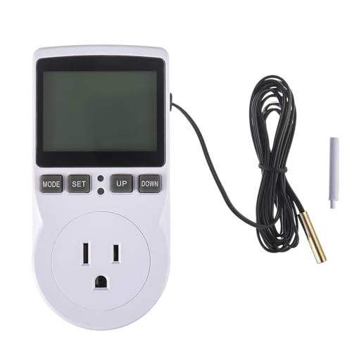 110V Digital Temperature Controller, LCD Screen Heating Cooling Thermostat
