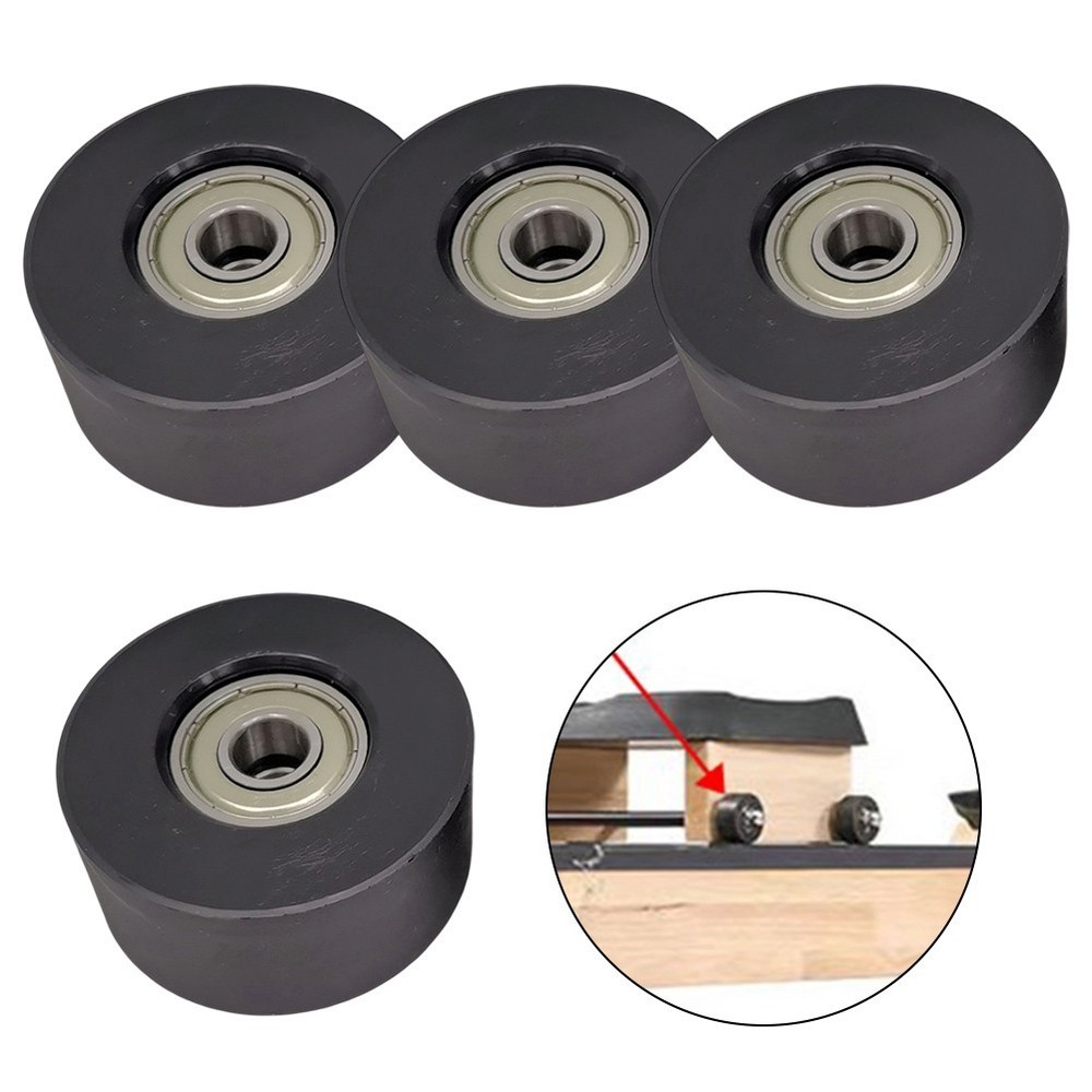 4 Pack Replacement Wheels for Water Rowing Machine Seats 45mm Diameter
