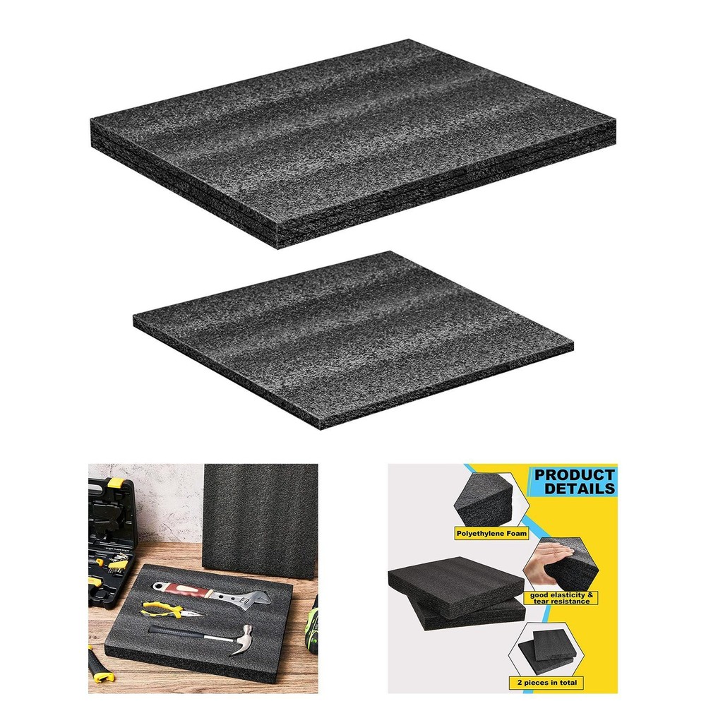 Packing Foam Pad Soft Cushioning Inserts for Toolbox Packing Storage and