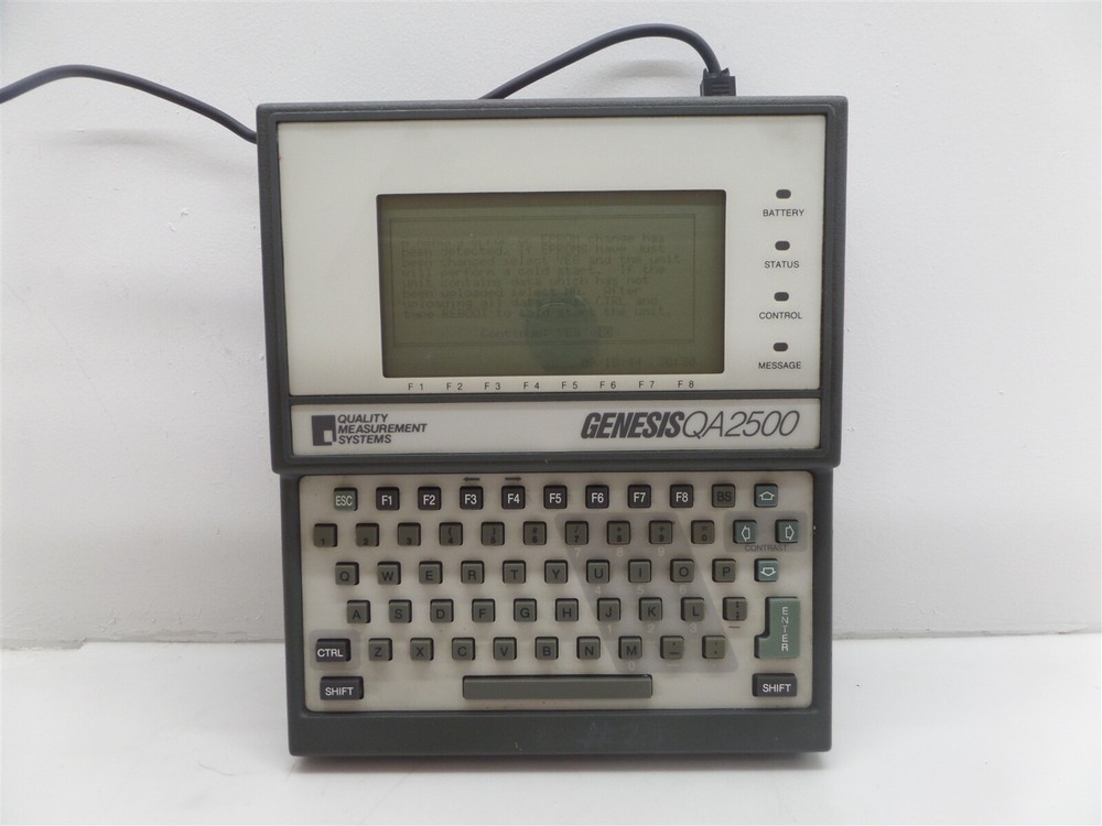 Genesis QA2500 Gage System Data Collector- EPROM Error