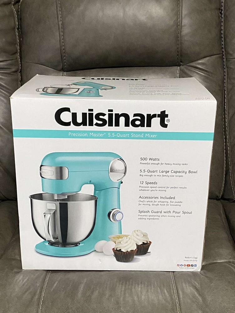Cuisinart Precision Master 5.5-Quart Stand Mixer. 500 Watts. 12 Speeds
