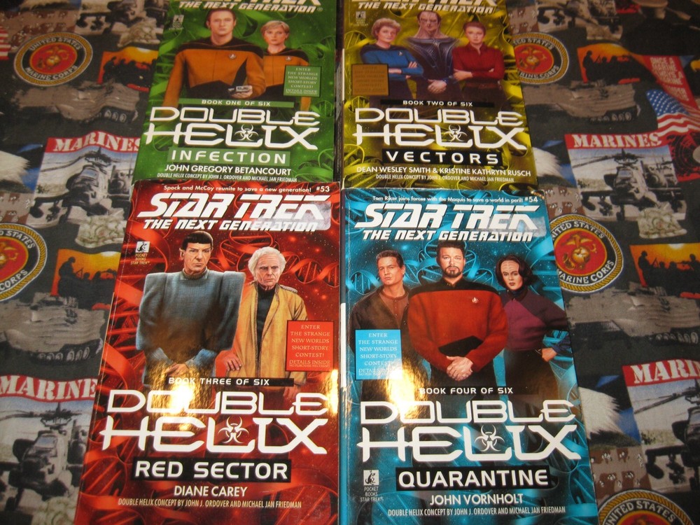 Star trek double helix book lot