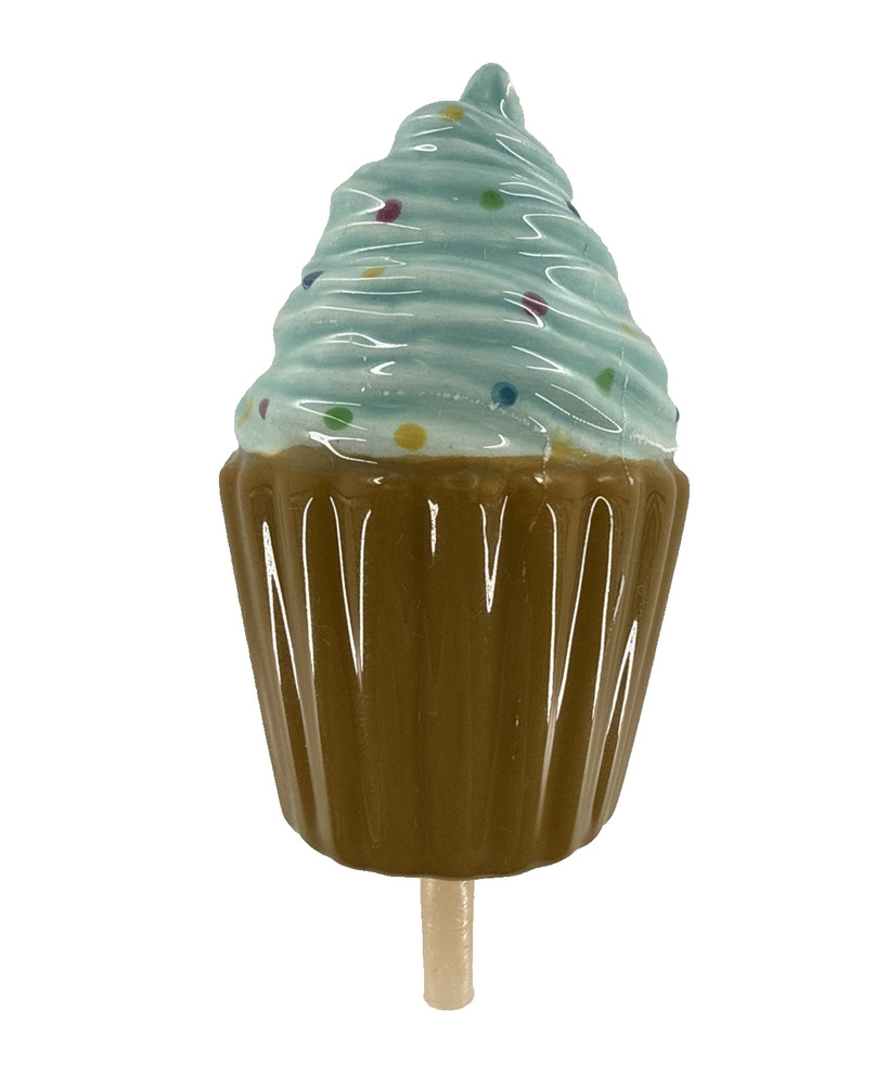 Nora Fleming Cupcake Confetti Mini Ice Cream Cupcake Cake Retired REPAIRED