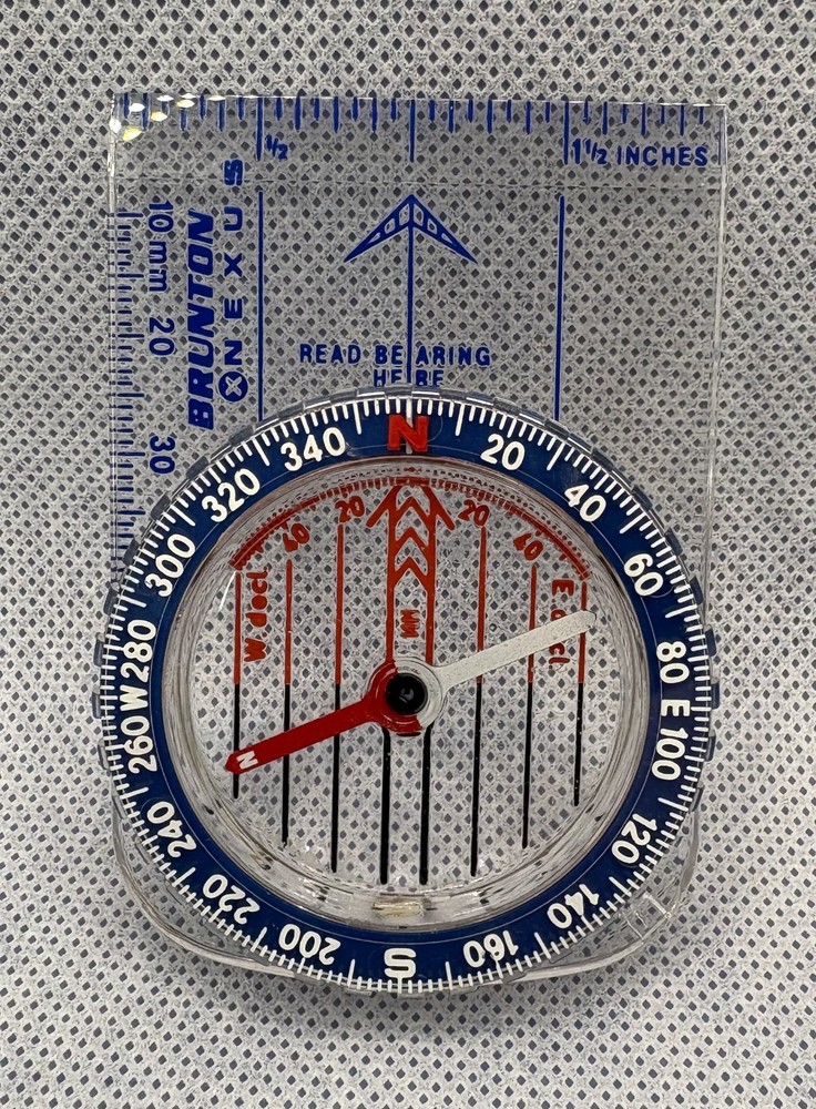Brunton 7DNL Baseplate Map Compass With Declination Scale