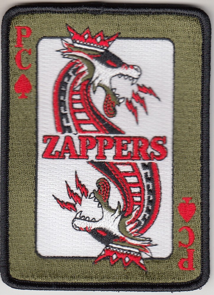VAQ-130 ZAPPERS CARD PATCH