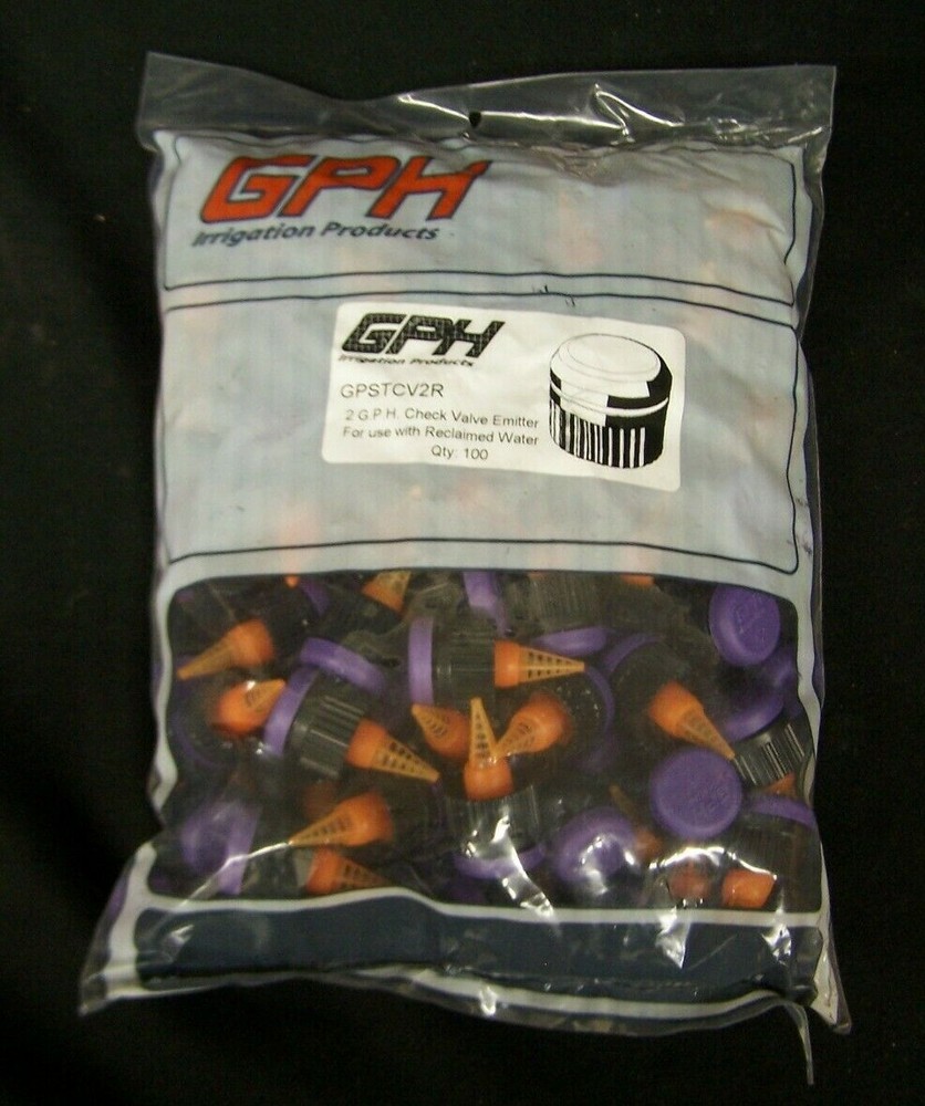 GPH GPSTCV2R 2GPH 100ct Check Valve Emitters