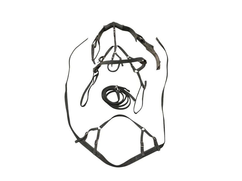 Nylon Driving Harness Pony Black