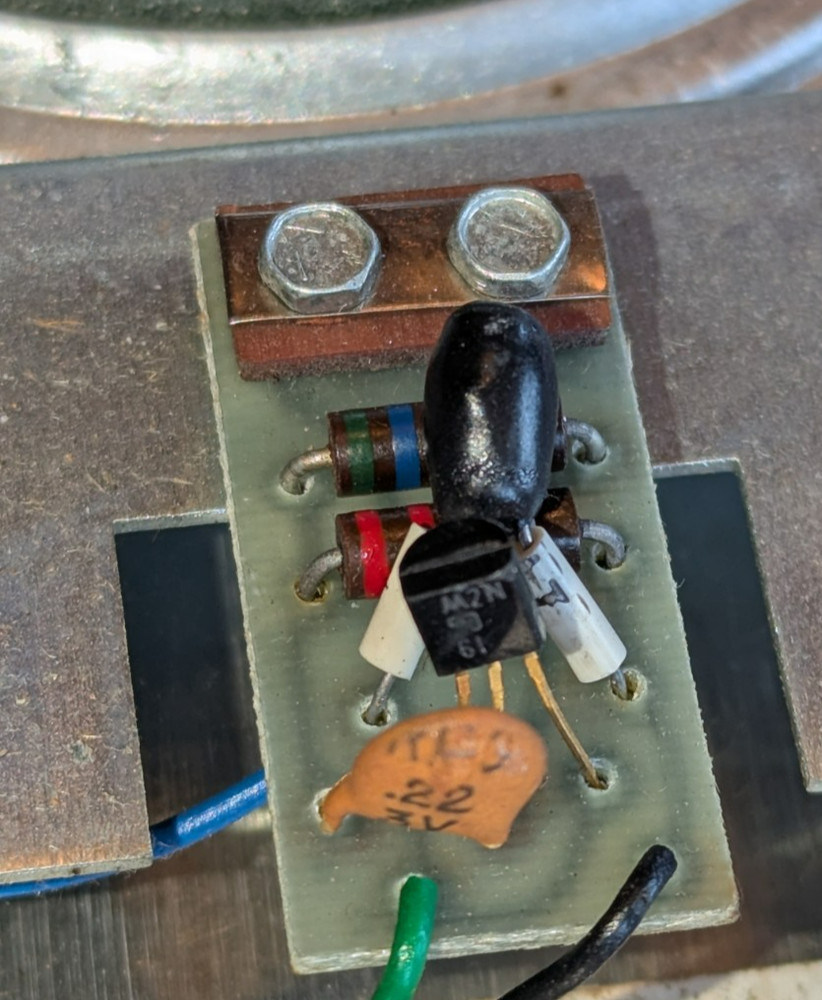 Executone intercom wall mount speaker system on brushed stainless steel plate