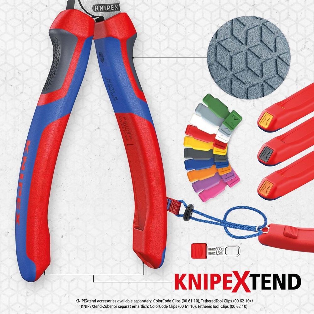 TwinGrip Slip Joint Pliers black atramentized, with multi-component grips 200...