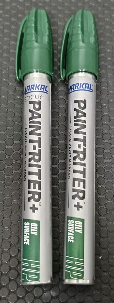 2 Markal Paint Riter Green Oily Surface Paint Makers Plus Series