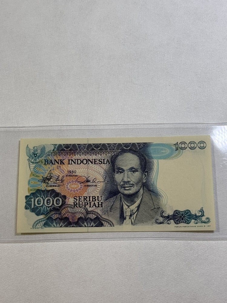 1980 Indonesia 1000 Rupiah Banknote