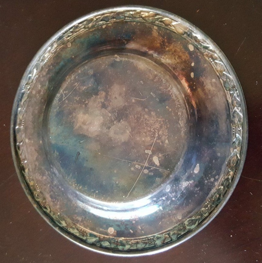 Vintage Oneida Silverplate 2pc Relish Dish