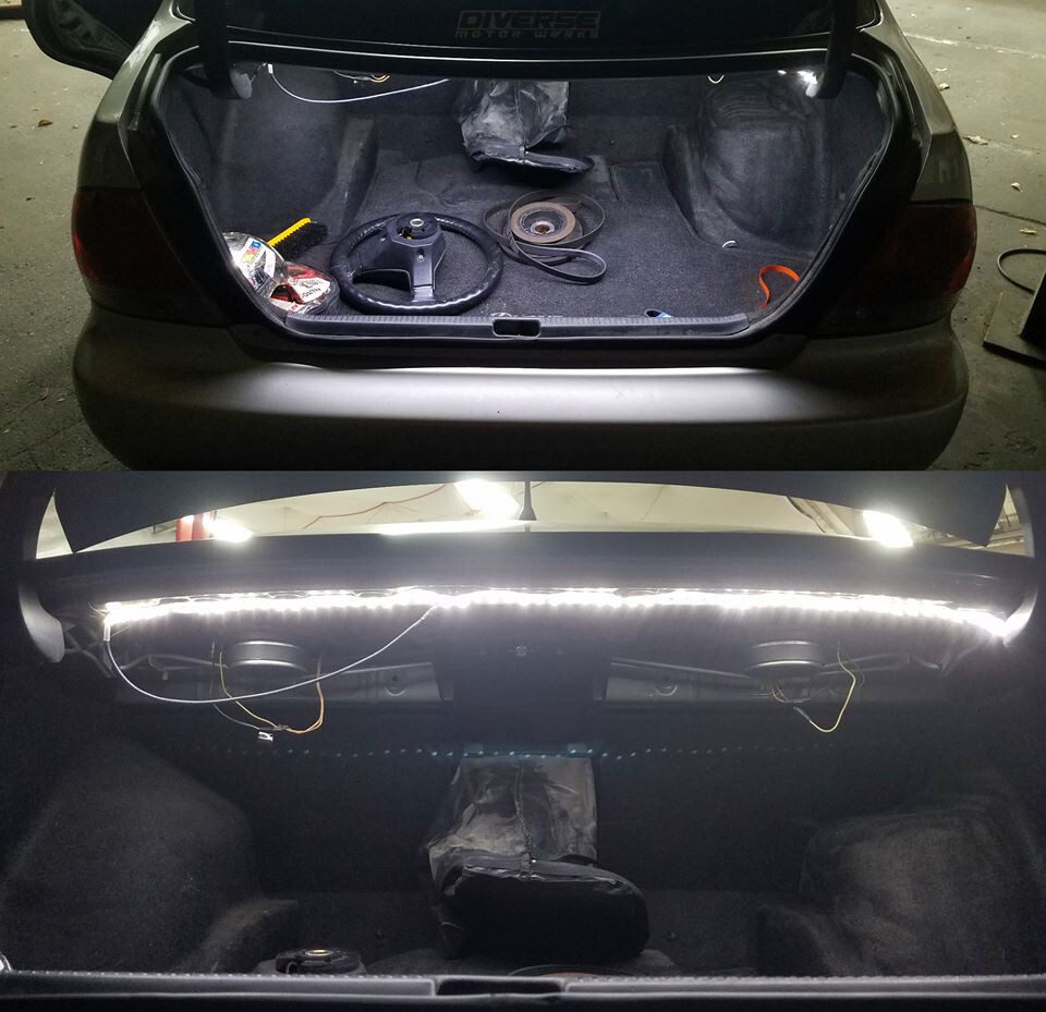 Lexus IS300 LED Trunk Light Strip Plug and Play