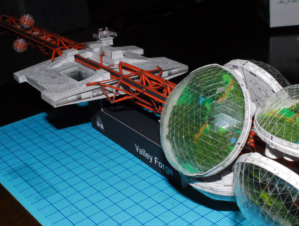Silent Running Valley Forge DIY Handcraft PAPER MODEL KIT