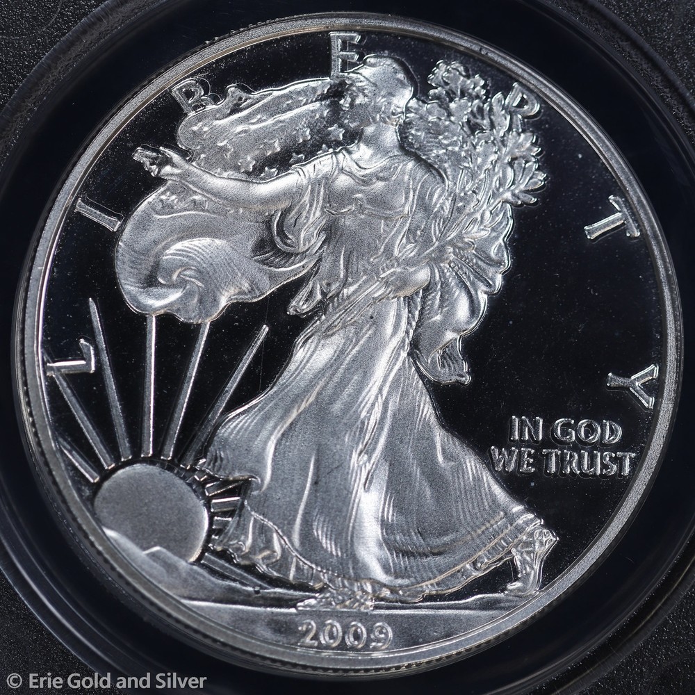 2009 Token Dan Carr "Proofed" Overstrike Silver Eagle