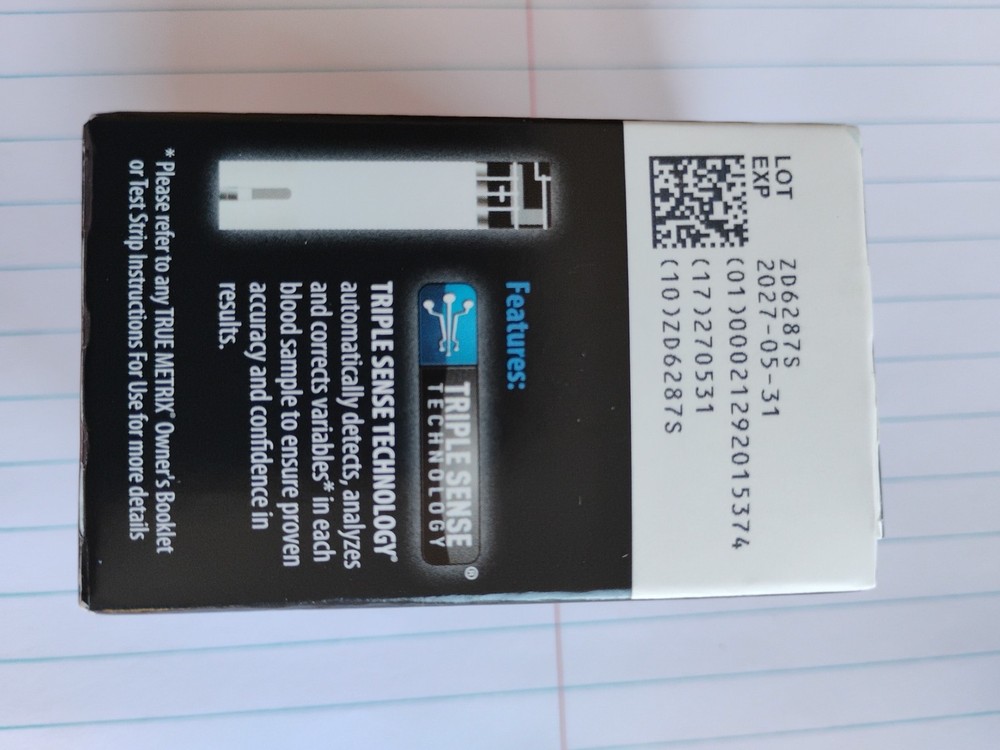 True Matrix 1464 Glucose Blood Test Strips - 50 Strips