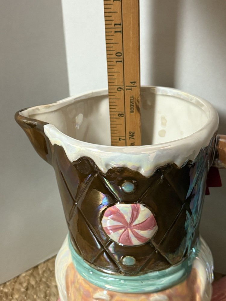 Iridescent Nutcracker Pitcher Pink Pastel