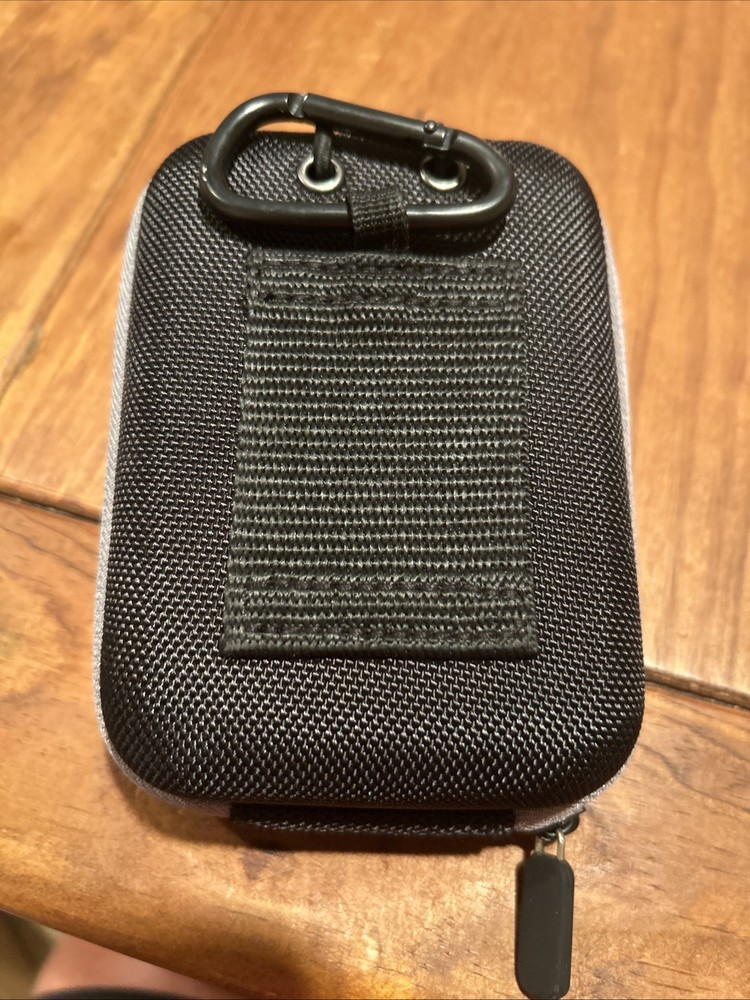 Blue Tees Golf Rangefinder Case Black Fabric