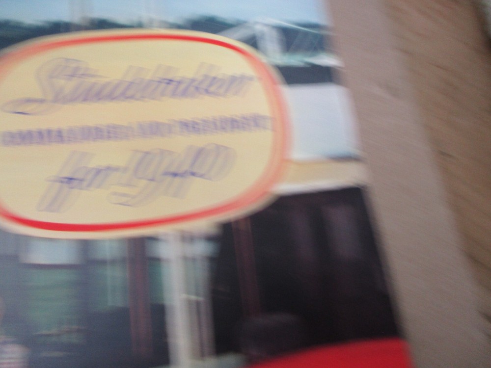 Studebaker Commander and President for 1940 Advertising Brochure