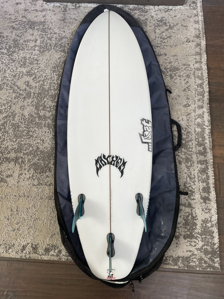 5’5 Lost Uber Driver With Fins And Board Bag