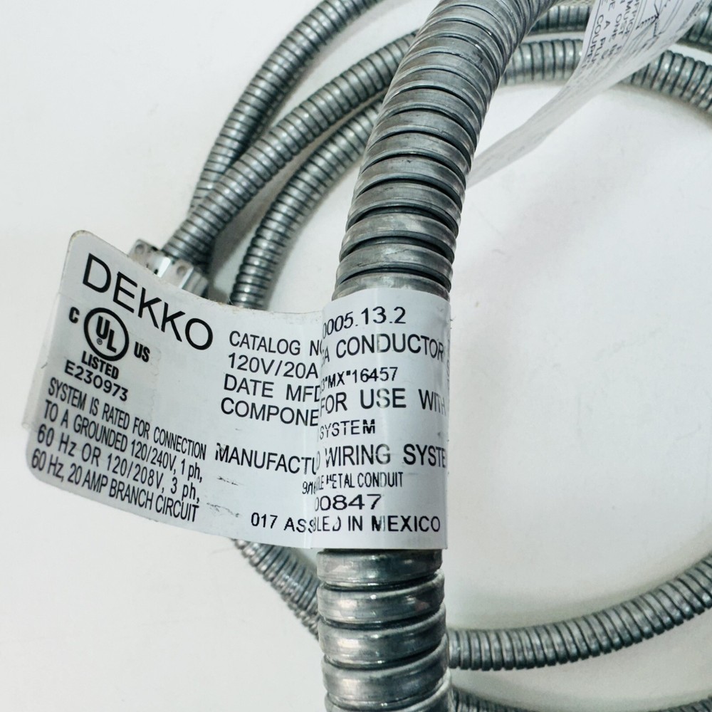 Dekko 580005.13 Hardwire Feed Connection