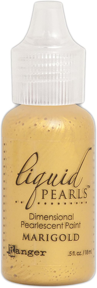 Marigold Liquid Pearls Dimensional Pearlescent Paint .5oz, 0.5oz