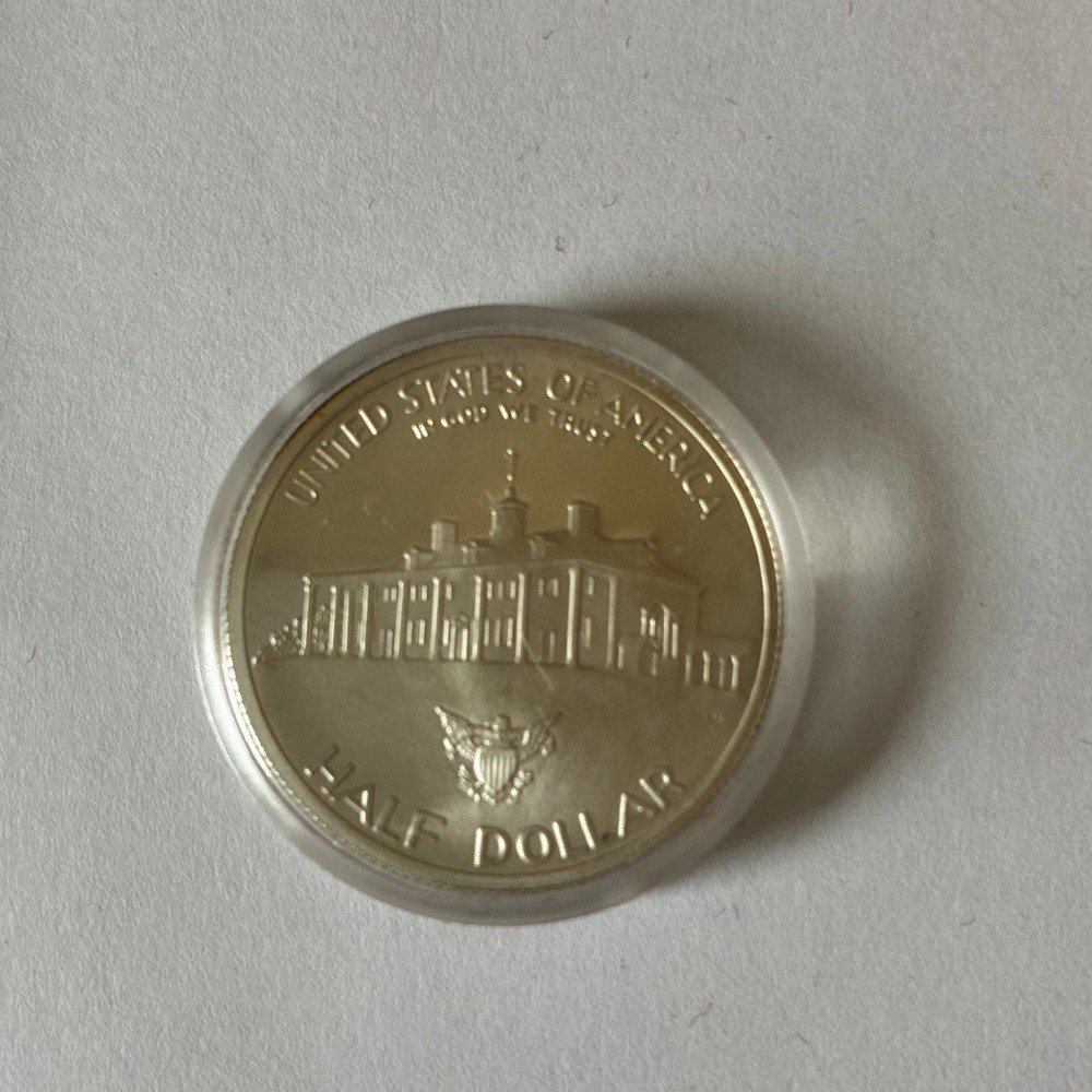 1982 90% Silver Commemorative Half Dollar Proof with Box and COA