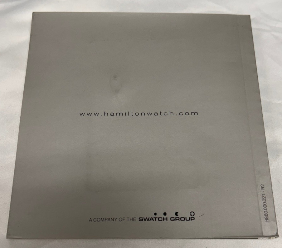 Hamilton Khaki Automatic X-Wind Instructions Manual