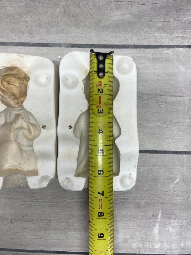 Vintage Evergreen Ceramic Casting Mold Praying Boy #343