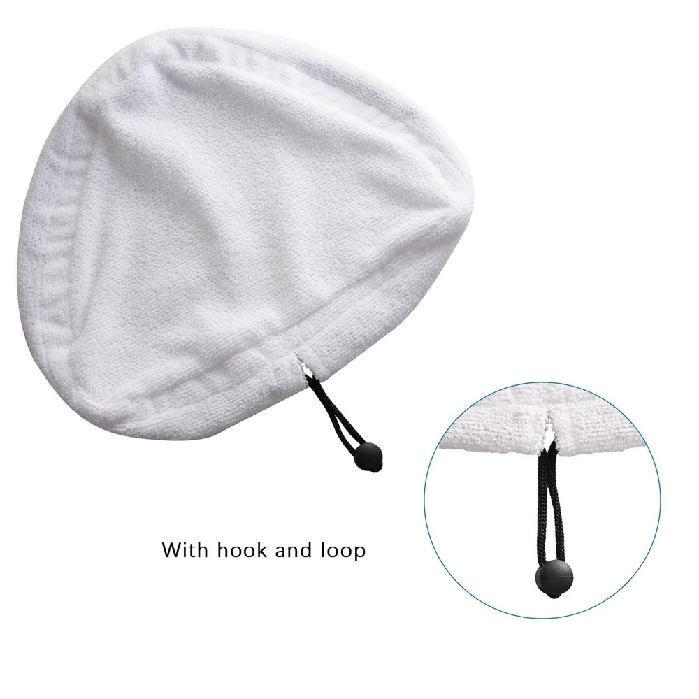 3Pcs Triangular Steam Mop Replacement Pads, Washable Microfiber Cleaning Pads...