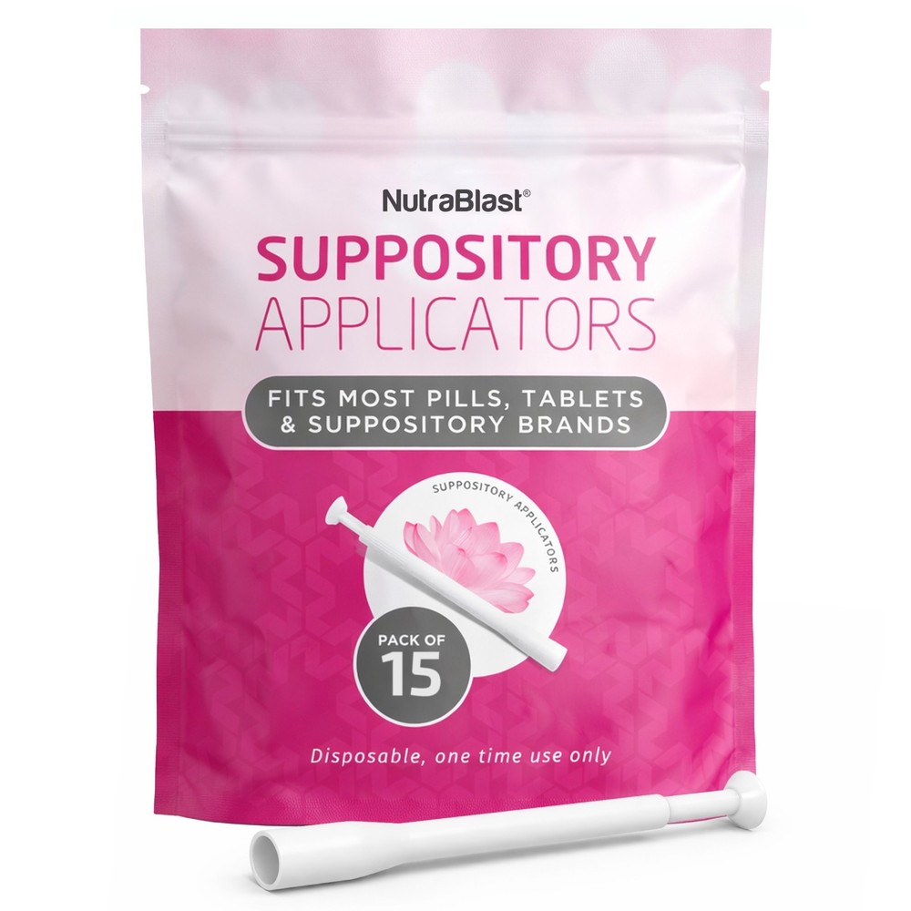 NutraBlast Disposable Vaginal Suppository Applicators | Fits Most Size & Brands